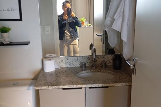 Banheiro de apartamento para alugar com 1 quarto, 35m² em Santana, São Paulo