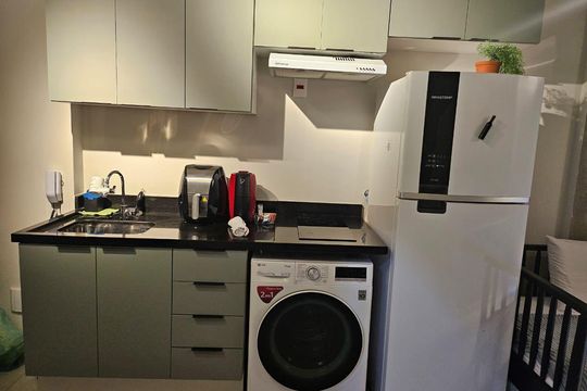 Cozinha de apartamento para alugar com 1 quarto, 35m² em Santana, São Paulo