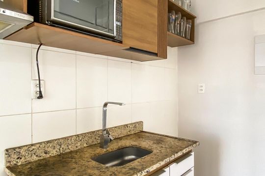 Cozinha de apartamento para alugar com 2 quartos, 50m² em Burgo Paulista, São Paulo