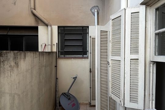 Varanda da Sala de apartamento à venda com 1 quarto, 50m² em Centro, Santo André