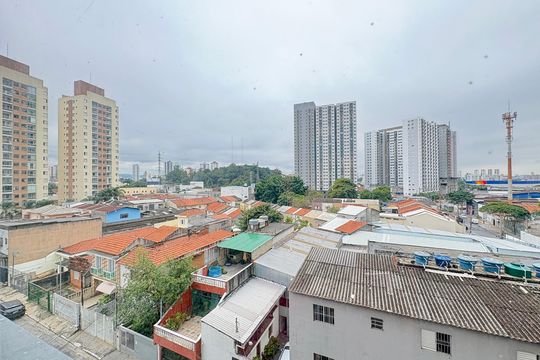 Vista de kitnet/studio para alugar com 1 quarto, 17m² em Freguesia do Ó, São Paulo