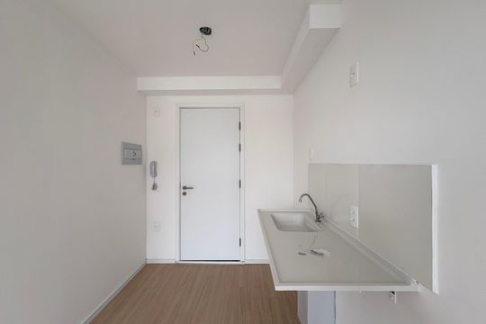 Cozinha de kitnet/studio para alugar com 1 quarto, 17m² em Freguesia do Ó, São Paulo