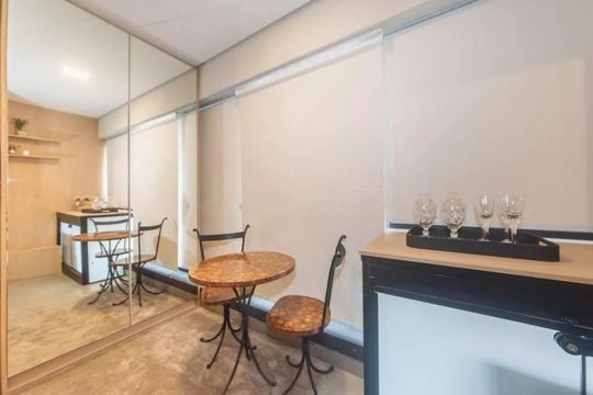 Foto 01 de apartamento para alugar com 1 quarto, 25m² em Brooklin, São Paulo