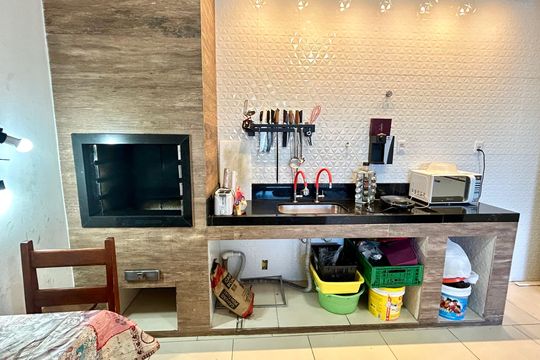 Cozinha de casa para alugar com 2 quartos, 300m² em Jardim Alice, Guarulhos