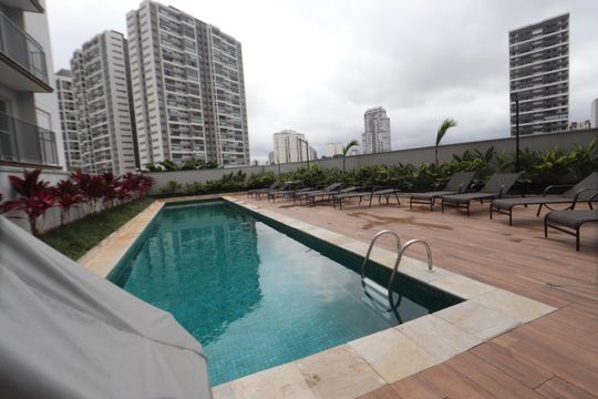 Área comum - Piscina de apartamento à venda com 2 quartos, 37m² em Vila Independencia, São Paulo