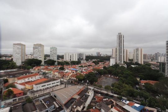 Vista da Sacada de apartamento à venda com 2 quartos, 37m² em Vila Independencia, São Paulo