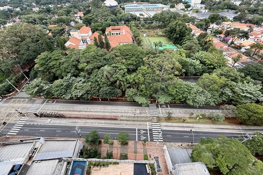 Vista de kitnet/studio à venda com 1 quarto, 27m² em Santo Amaro, São Paulo