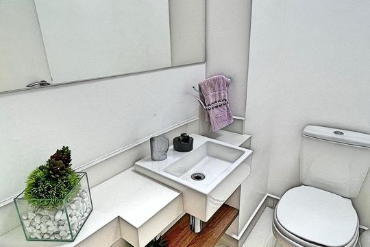 Banheiro de apartamento para alugar com 3 quartos, 92m² em Bosque da Saúde, São Paulo