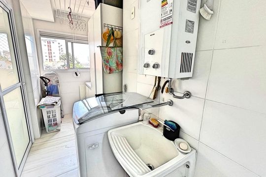 Área de serviço de apartamento à venda com 3 quartos, 92m² em Bosque da Saúde, São Paulo