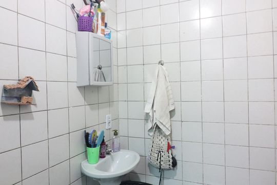 Banheiro Social de apartamento à venda com 2 quartos, 56m² em Santa Terezinha, São Bernardo do Campo