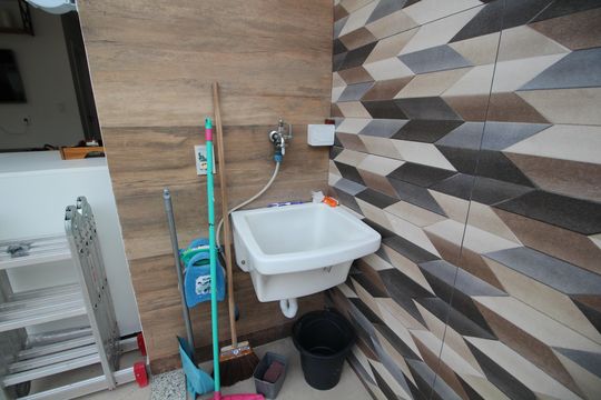 Área de Serviço de casa de condomínio à venda com 3 quartos, 142m² em Taquara, Rio de Janeiro