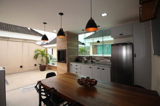Terraço de casa de condomínio à venda com 3 quartos, 142m² em Taquara, Rio de Janeiro