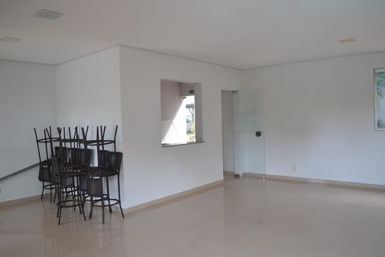 Área comum - Salão de festas de apartamento à venda com 2 quartos, 48m² em Residencial Aquários, Goiânia