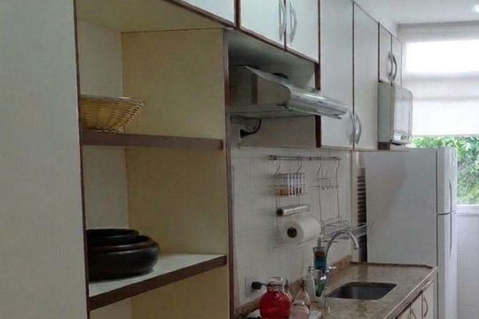 Cozinha de apartamento para alugar com 2 quartos, 79m² em Barra da Tijuca, Rio de Janeiro