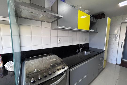Cozinha de apartamento para alugar com 2 quartos, 81m² em Recreio dos Bandeirantes, Rio de Janeiro