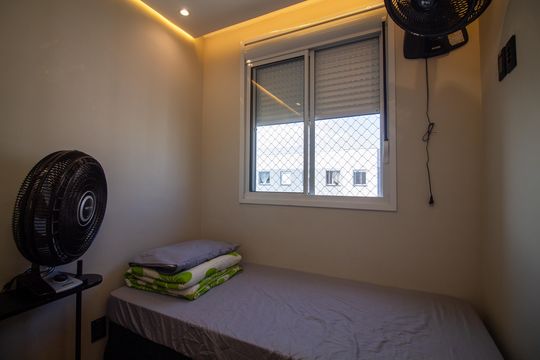 Quarto 1 de apartamento à venda com 2 quartos, 34m² em Santo Amaro, São Paulo