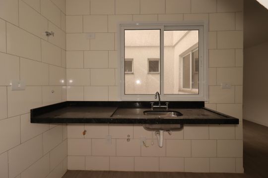 Cozinha de apartamento à venda com 2 quartos, 90m² em Parque das Nações, Santo André