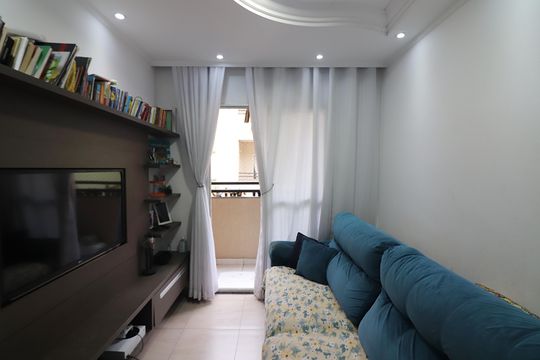 Sala  de apartamento à venda com 2 quartos, 56m² em Santa Terezinha, São Bernardo do Campo