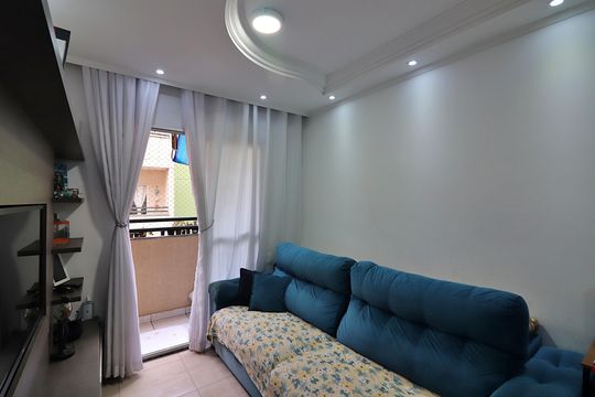 Sala  de apartamento à venda com 2 quartos, 56m² em Santa Terezinha, São Bernardo do Campo