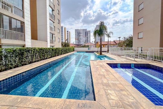 Área comum - Piscina de apartamento à venda com 2 quartos, 60m² em Tatuapé, São Paulo