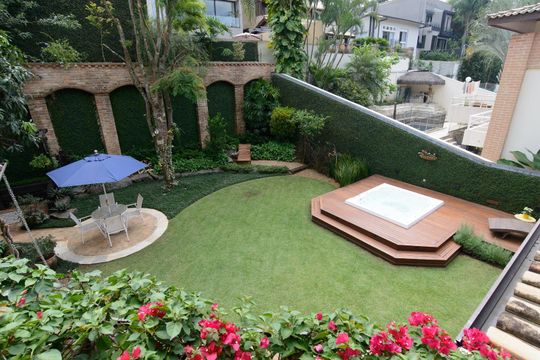 Área externa de casa de condomínio à venda com 4 quartos, 416m² em Residencial Quatro (Alphaville), Santana de Parnaíba