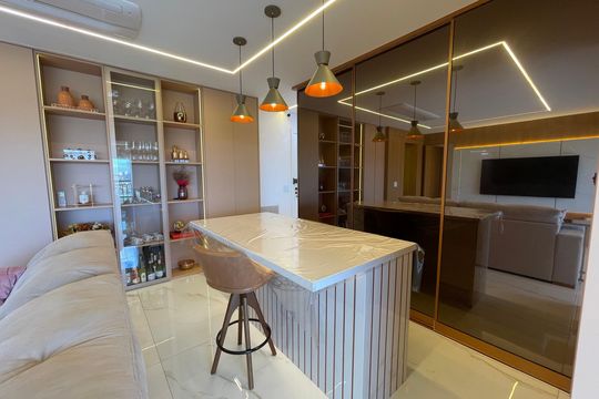 Sala de apartamento à venda com 3 quartos, 120m² em Butantã, São Paulo