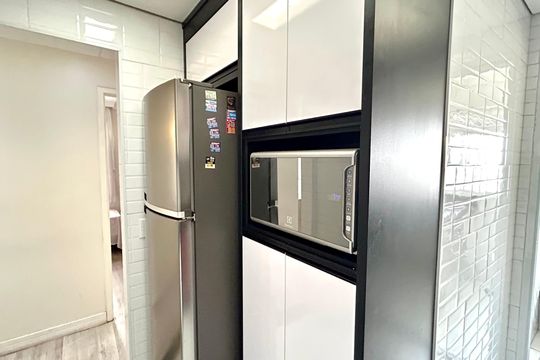 Cozinha de apartamento à venda com 3 quartos, 76m² em Vila Barros, Guarulhos