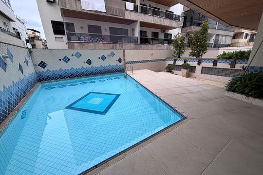 Área comum - Piscina de apartamento à venda com 3 quartos, 100m² em R. Bandeirantes, Rio de Janeiro