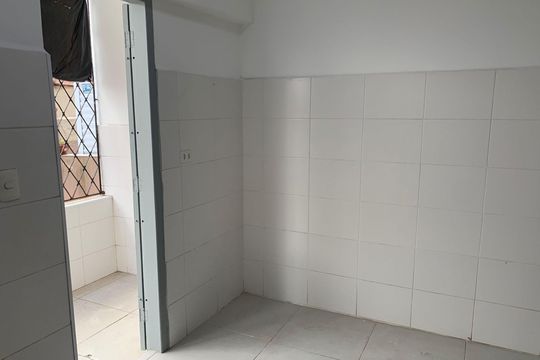 Cozinha de apartamento para alugar com 1 quarto, 75m² em Paquetá, Santos