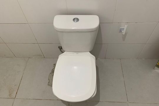 Banheiro de apartamento para alugar com 1 quarto, 75m² em Paquetá, Santos