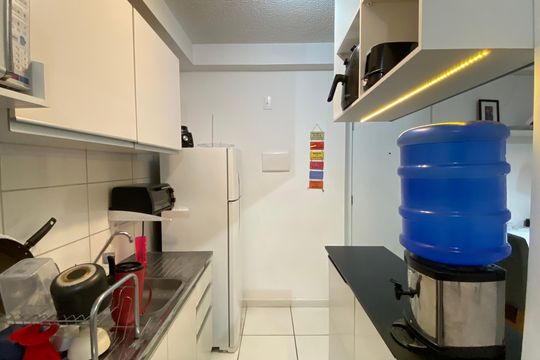 Cozinha  de apartamento para alugar com 2 quartos, 43m² em Jardim Brasilia, São Paulo