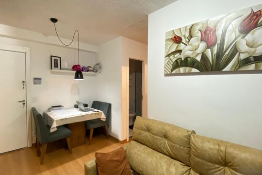 Sala de apartamento para alugar com 2 quartos, 43m² em Jardim Brasilia, São Paulo