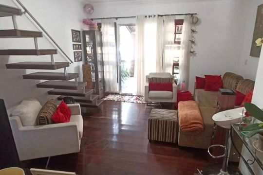 Sala de casa de condomínio para alugar com 3 quartos, 340m² em Jardim Belizário, Cotia