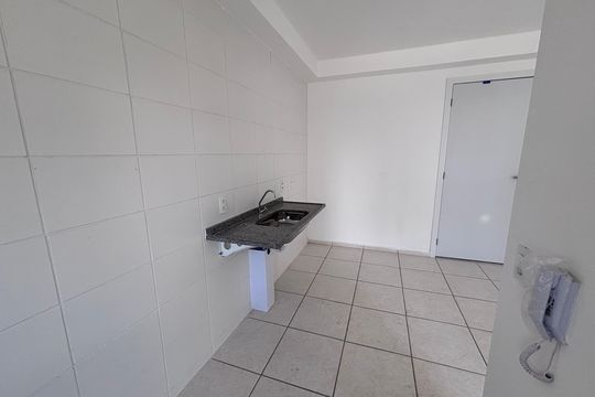 Cozinha de apartamento à venda com 2 quartos, 52m² em Barra Olímpica, Rio de Janeiro