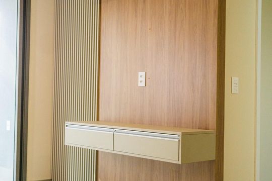 Sala de kitnet/studio para alugar com 1 quarto, 44m² em Indianópolis, São Paulo