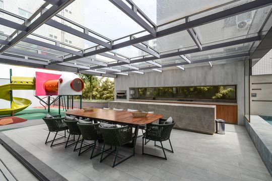 Área comum - Churrasqueira de apartamento à venda com 2 quartos, 132m² em Santo Agostinho, Belo Horizonte