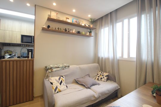 Sala de apartamento à venda com 2 quartos, 42m² em Socorro, São Paulo