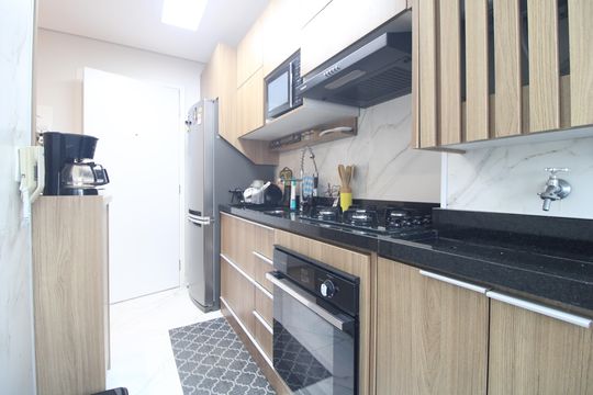 Cozinha de apartamento à venda com 2 quartos, 42m² em Socorro, São Paulo