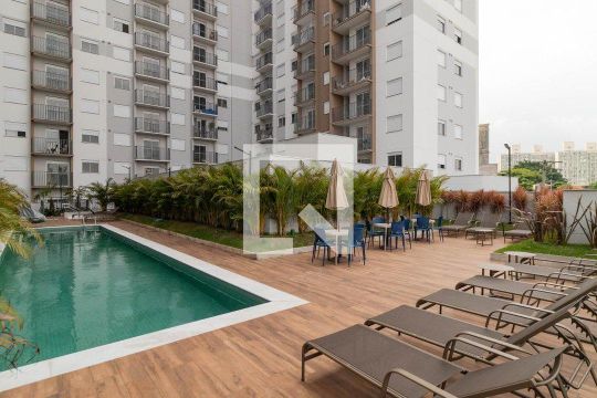 Área comum - Piscina de apartamento para alugar com 2 quartos, 37m² em Bom Retiro, São Paulo