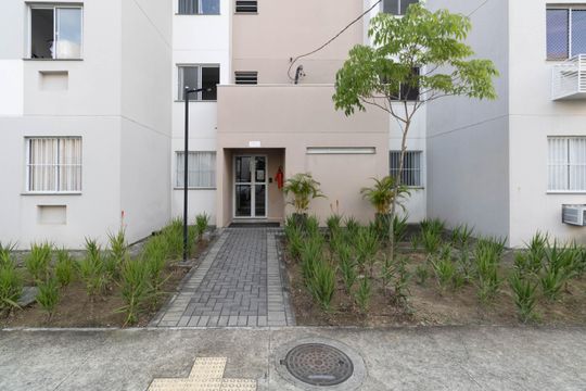 Fachada do bloco de apartamento à venda com 2 quartos, 50m² em Campo grande , Rio de Janeiro