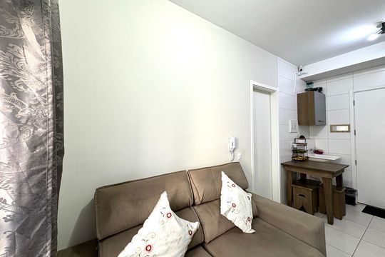 Sala de apartamento à venda com 1 quarto, 37m² em Vila Palmeiras, São Paulo