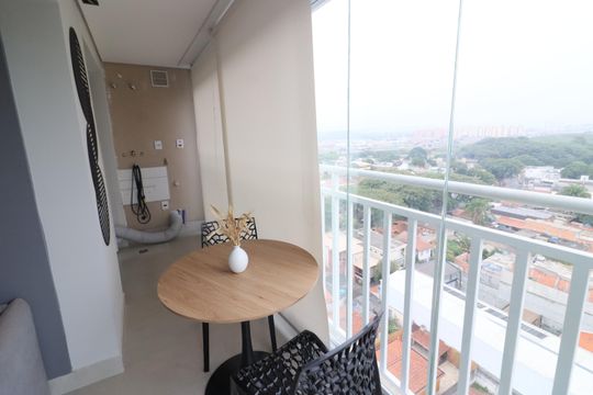 Sala de apartamento para alugar com 2 quartos, 42m² em I.a.p.i., Osasco