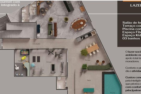 Apartamento à venda com 3 quartos, 168m² em Anchieta, Belo Horizonte