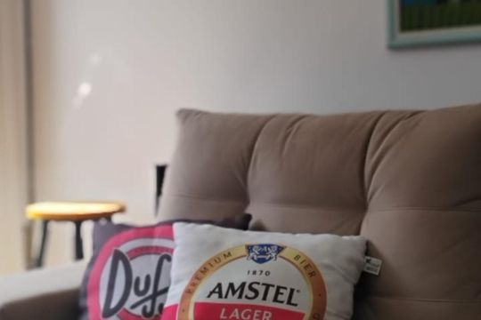 Sala de apartamento para alugar com 1 quarto, 47m² em Jardim do Salso, Porto Alegre