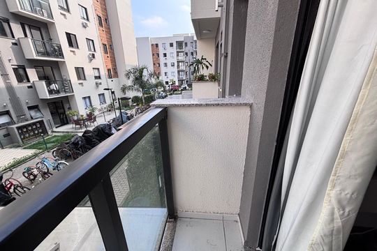 Varanda de apartamento à venda com 2 quartos, 50m² em Vargem Grande, Rio de Janeiro