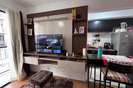 Sala de apartamento à venda com 2 quartos, 50m² em Vargem Grande, Rio de Janeiro