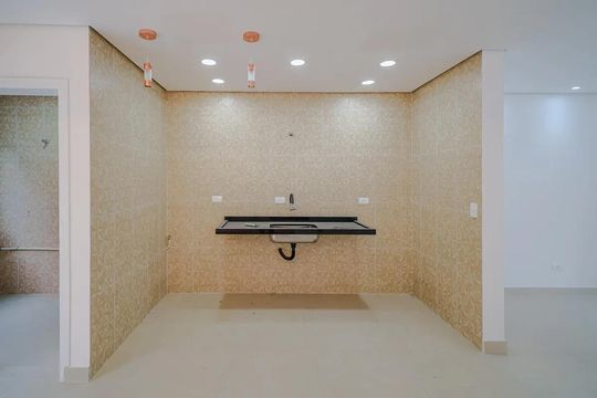 Cozinha de casa de condomínio à venda com 3 quartos, 157m² em Rio Pequeno, São Paulo