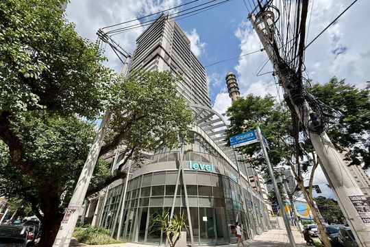 Fachada de apartamento para alugar com 1 quarto, 35m² em Santo Amaro, São Paulo