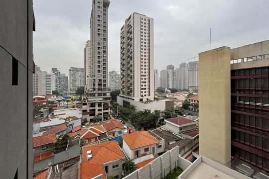 Sacada de apartamento para alugar com 1 quarto, 35m² em Santo Amaro, São Paulo