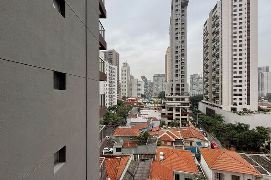 Vista de apartamento para alugar com 1 quarto, 35m² em Santo Amaro, São Paulo